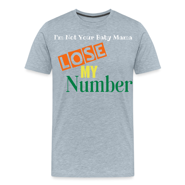 Lose My Number - heather ice blue