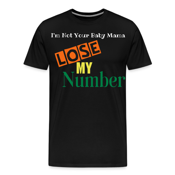 Lose My Number - black