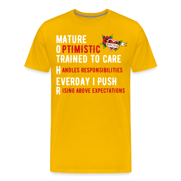 Mother T-Shirt - sun yellow