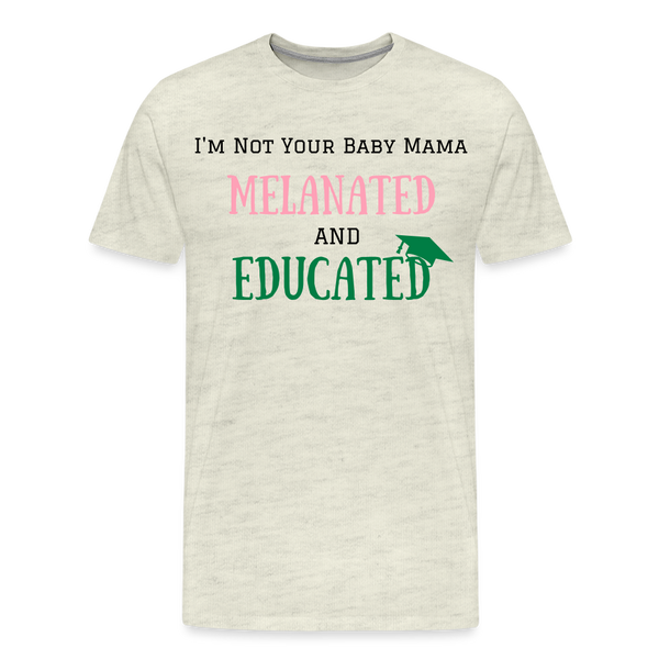 Melanated T-Shirt - heather oatmeal