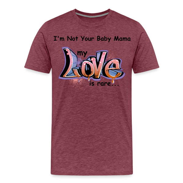 My Love - heather burgundy