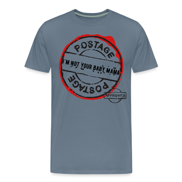 Postage T Shirt - steel blue