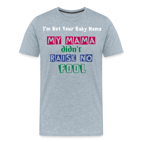 No Fool - heather ice blue