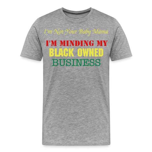 Black Owned T-Shirt - heather gray