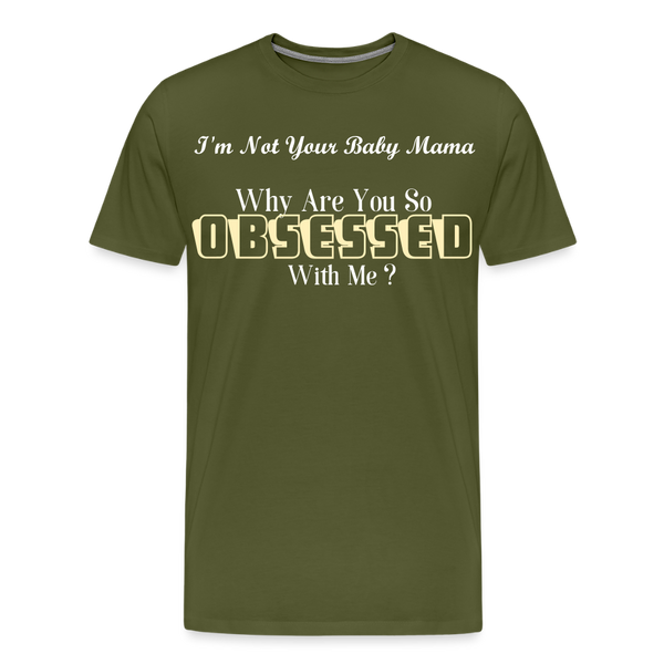Obsessed T-shirt - olive green