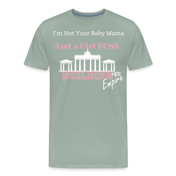 Girl Boss T-Shirt - steel green