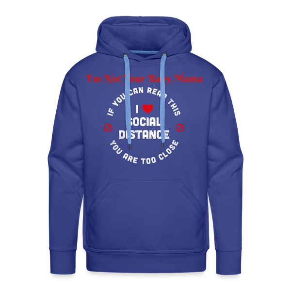 Social Distance Hoodie - royal blue
