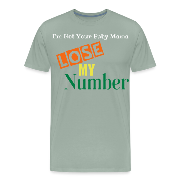 Lose My Number - steel green