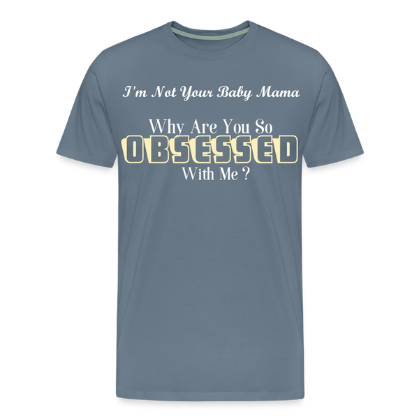 Obsessed T-shirt - steel blue