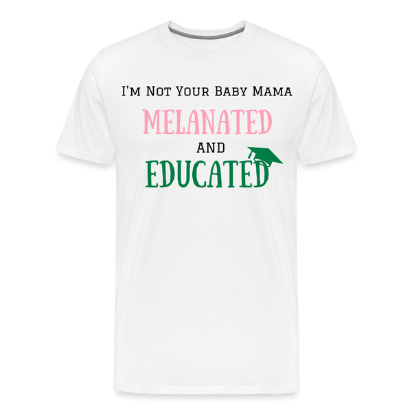 Melanated T-Shirt - white