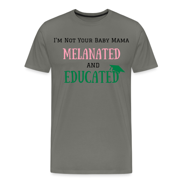 Melanated T-Shirt - asphalt gray