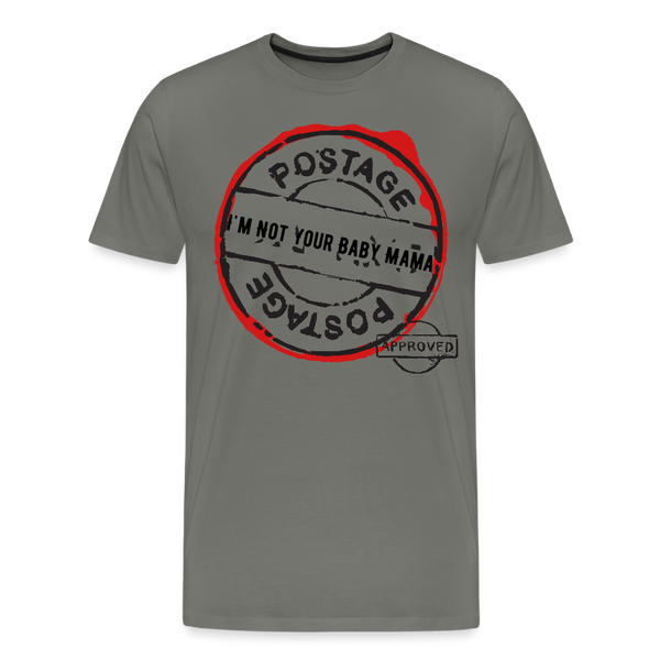 Postage T Shirt - asphalt gray