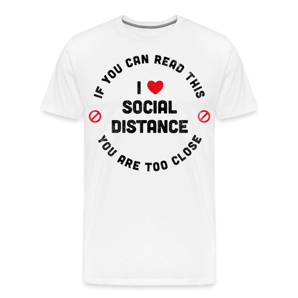 Social Distance - white