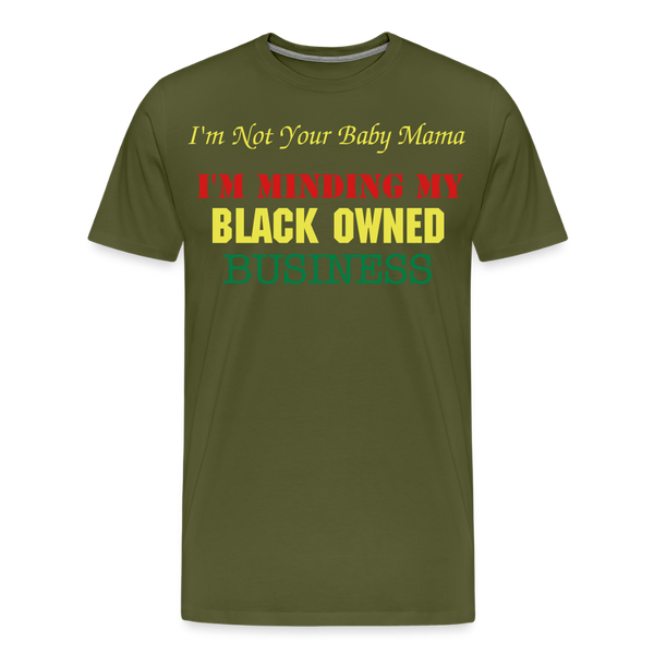 Black Owned T-Shirt - olive green