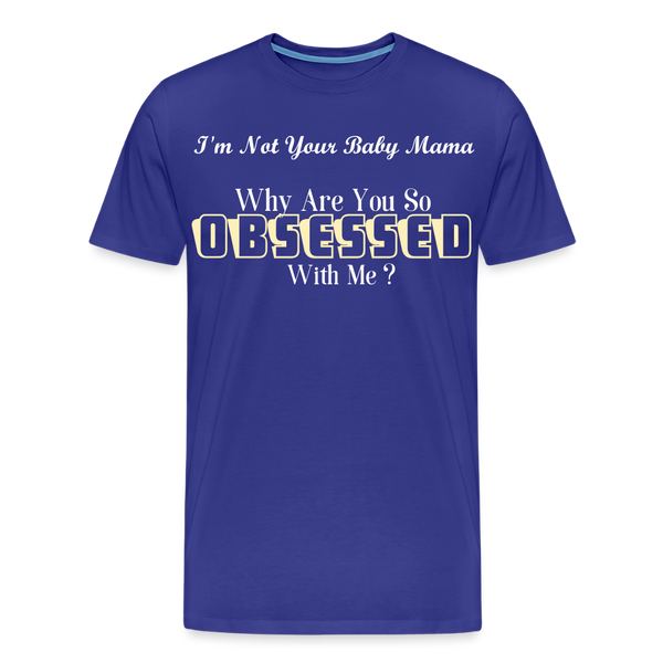 Obsessed T-shirt - royal blue