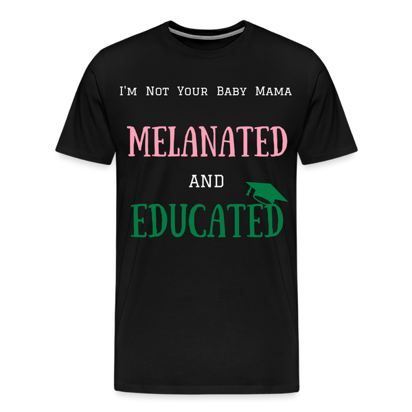 Melanated T Shirt - black