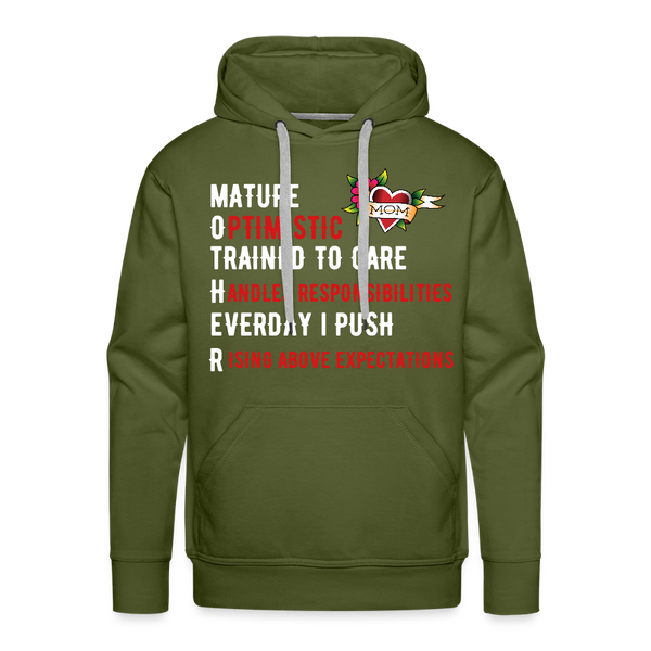 Mother Hoodie - olive green