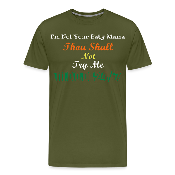 Try Me T-Shirt - olive green