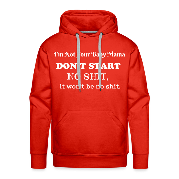 Don't Start Hoodie - red