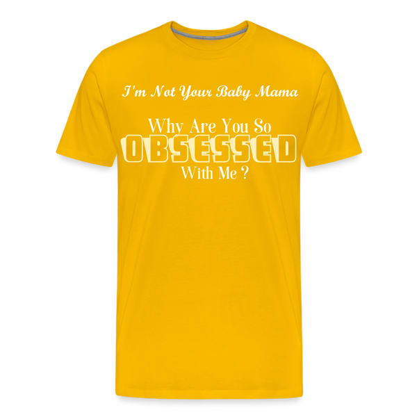 Obsessed T-shirt - sun yellow