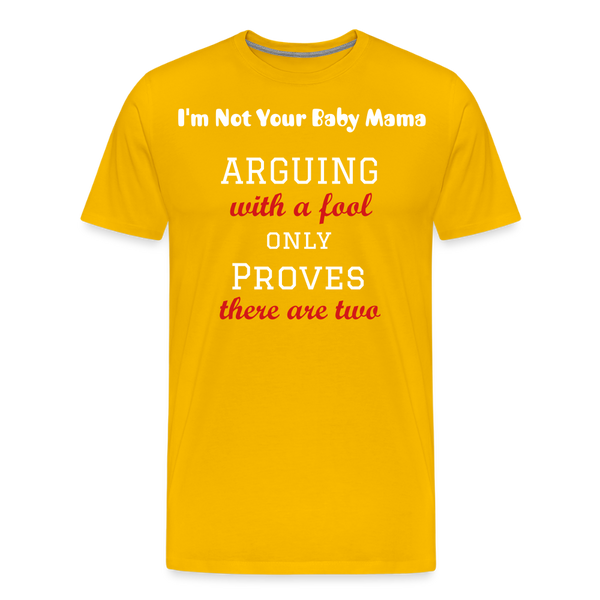 Arguing T-Shirt - sun yellow