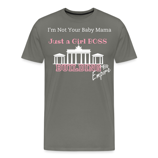 Girl Boss T-Shirt - asphalt gray