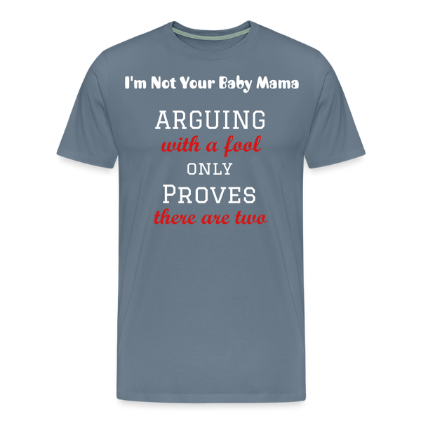Arguing T-Shirt - steel blue