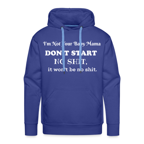 Don't Start Hoodie - royal blue