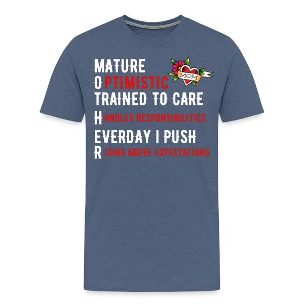 Mother T-Shirt - heather blue