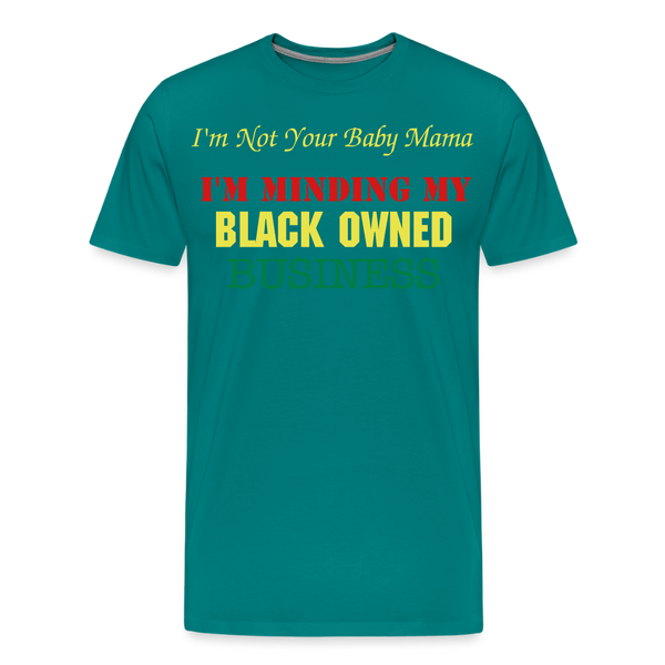 Black Owned T-Shirt - teal