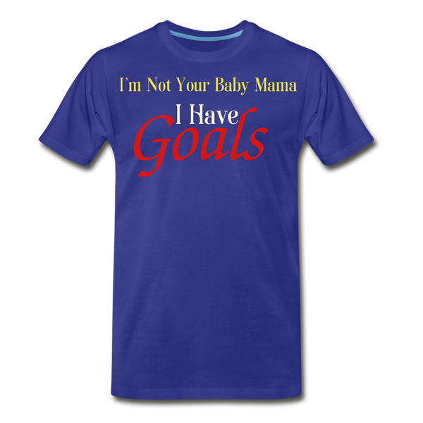Goals - royal blue