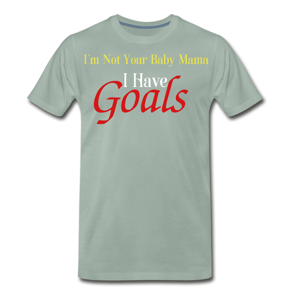 Goals - steel green