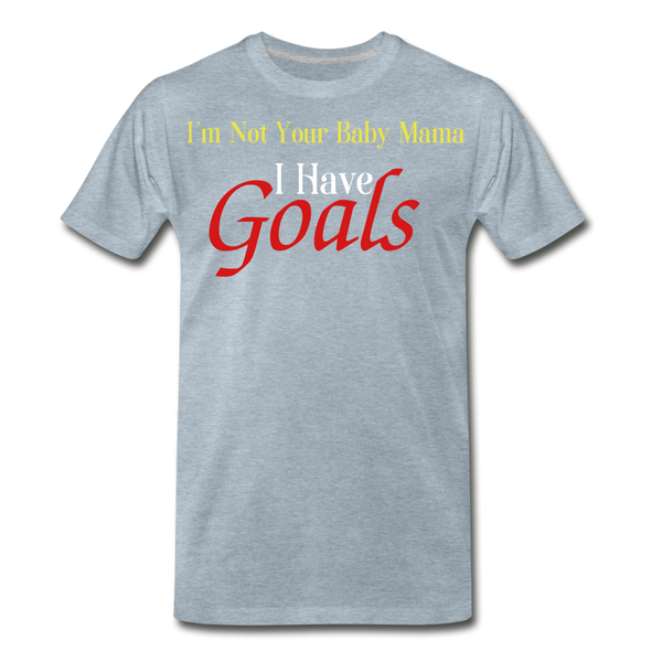 Goals - heather ice blue