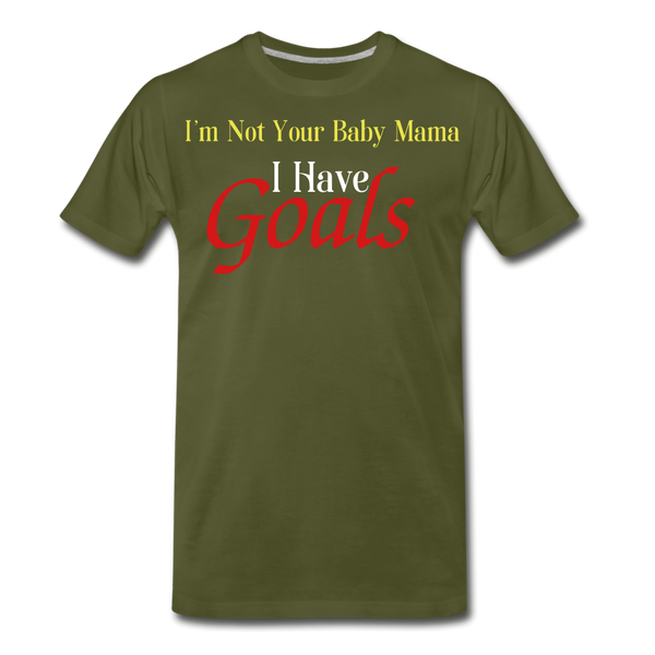 Goals - olive green